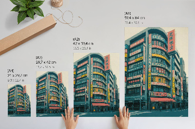 Kunstdruck leinwand Stadtlandschaft