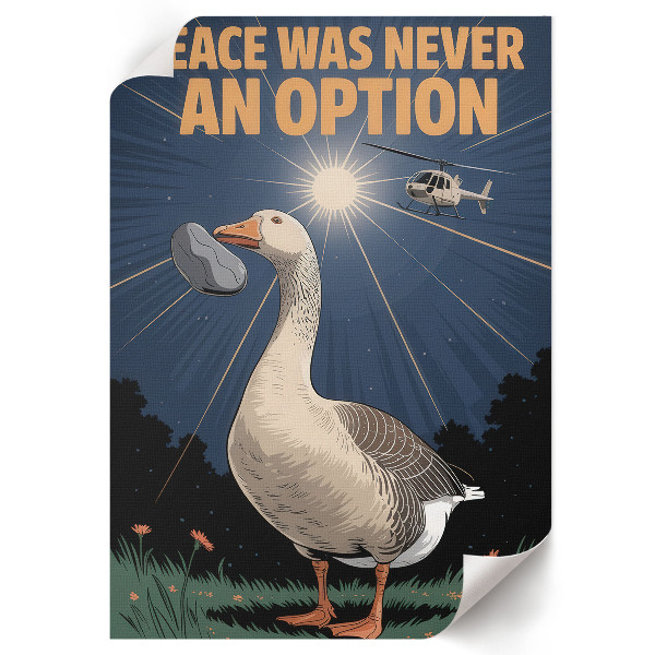 Retro poster Gänseplakat