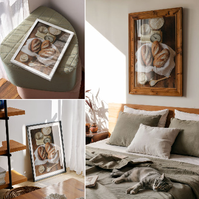 Poster kunstdruck Rustikale Küche