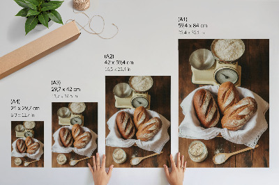 Poster kunstdruck Rustikale Küche