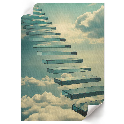 Wand poster Treppe zum Himmel