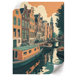 Poster na stenu Mestský kanál