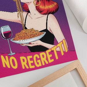 Plagát do izby Jedzte špagety