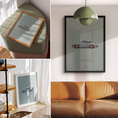 Retro poster Oldtimer