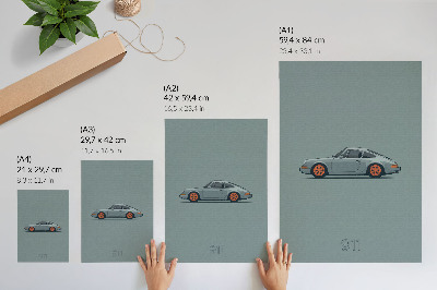 Retro poster Oldtimer