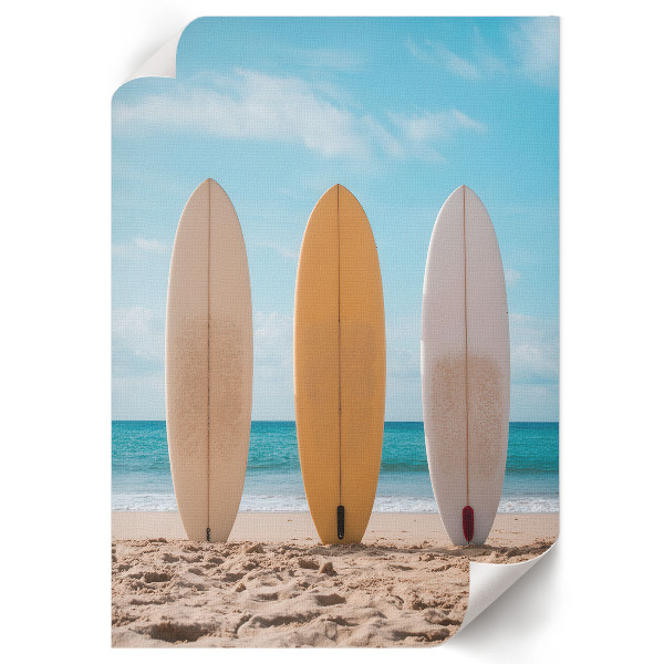 Poster auf leinwand Surfstrand