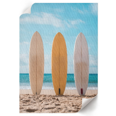 Poster auf leinwand Surfstrand