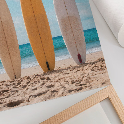 Poster auf leinwand Surfstrand