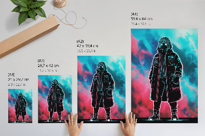 Poster leinwand Zeichentrickfigur