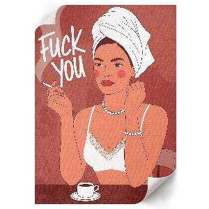 Plagát do obývačky Sebavedomý