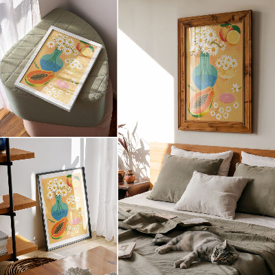 Wand poster Blüten und Früchte
