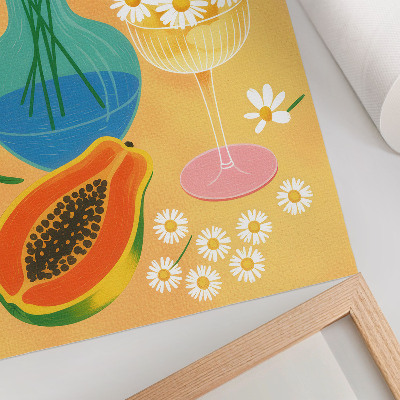 Wand poster Blüten und Früchte