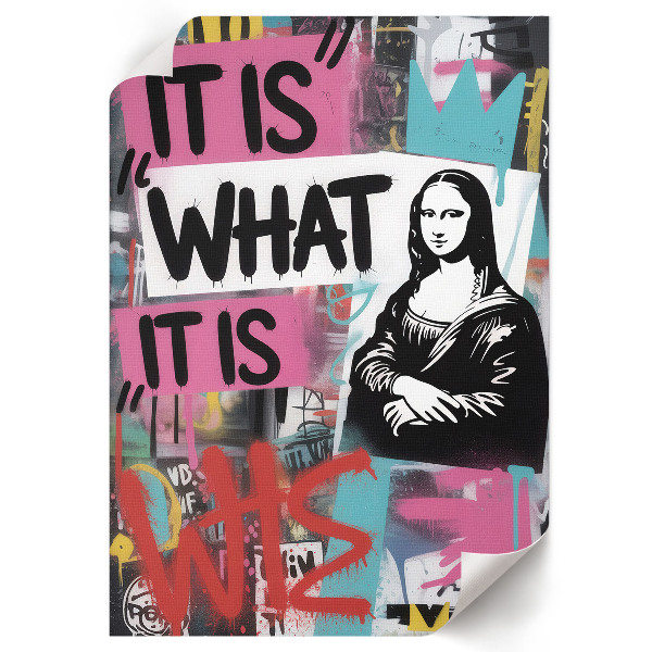 Kunstdruck poster Straßenkunst