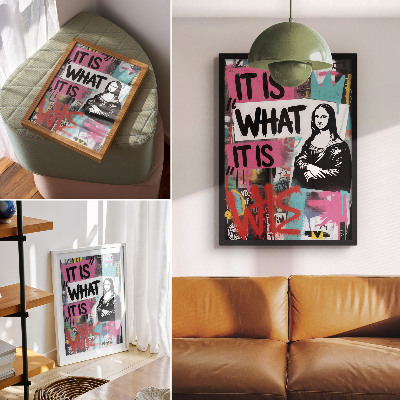 Kunstdruck poster Straßenkunst