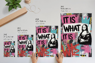 Kunstdruck poster Straßenkunst