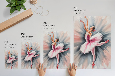 Wand poster Gemälde einer Ballerina