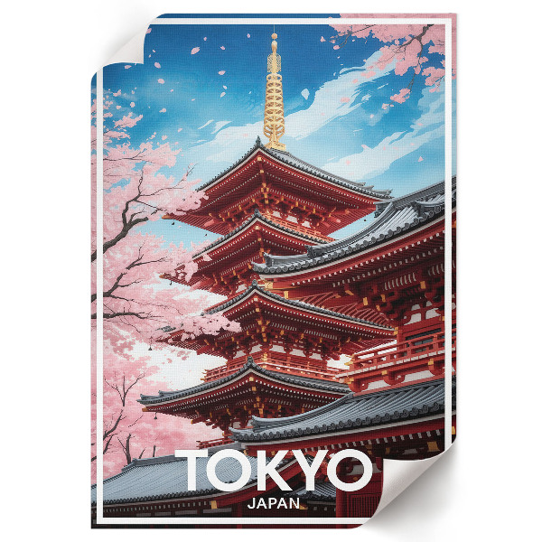Poster na stenu Tokio, Japonsko