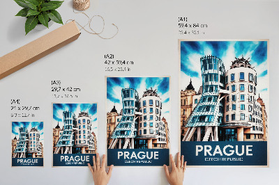 Poster auf leinwand Architektur Prag