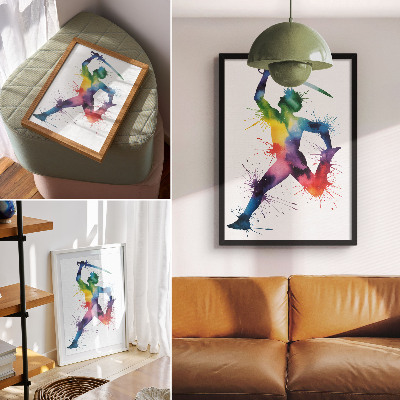 Bilder poster Regenbogenfigur