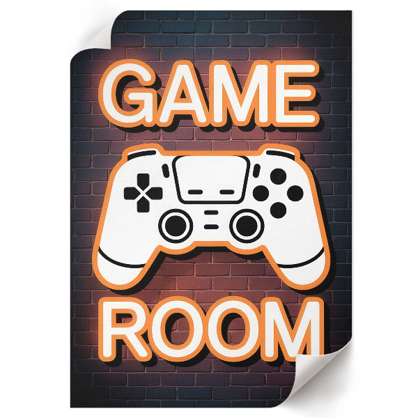 Poster leinwand Neon-Controller