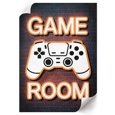 Poster leinwand Neon-Controller