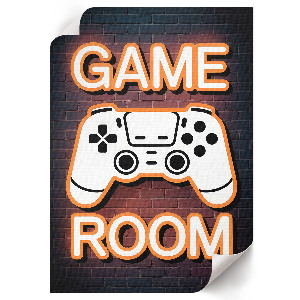 Retro plagát Neónový ovládač