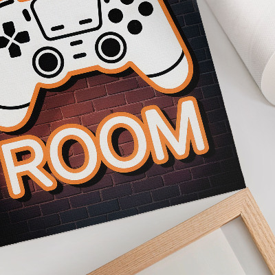 Poster leinwand Neon-Controller
