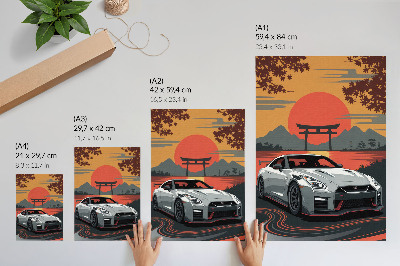 Wand poster Japanische Autos