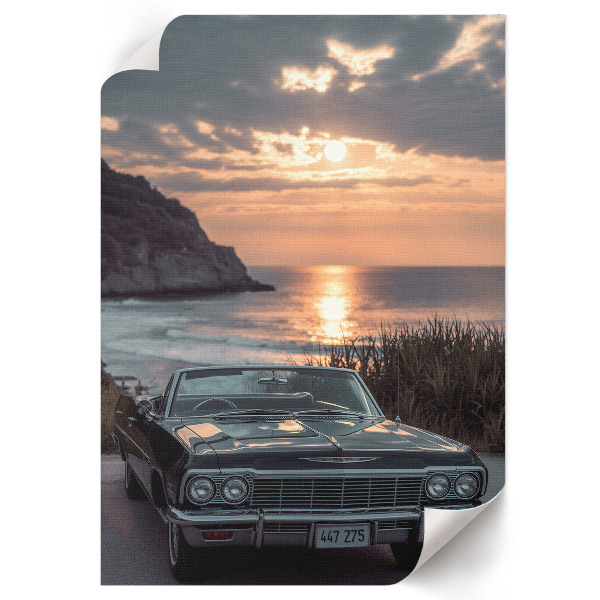 Kunstdruck poster Der Westen und das Auto
