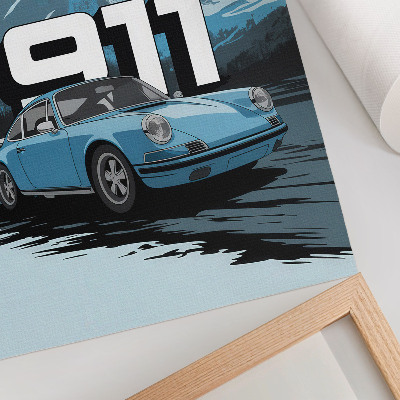 Retro poster Bergfahrt