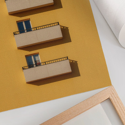 Wand poster Gelbe Architektur