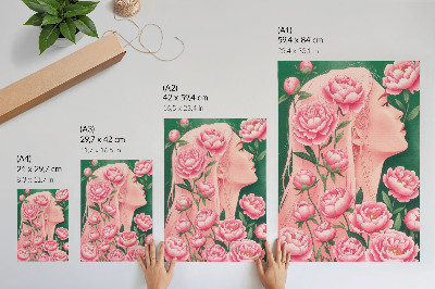 Kunstdruck poster Florale Harmonie
