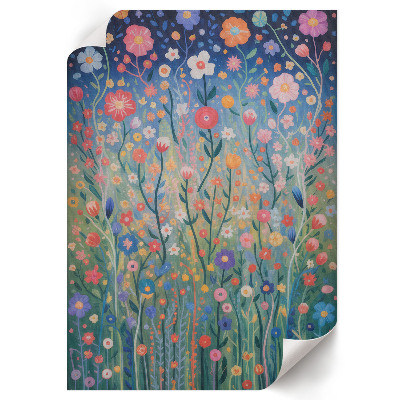 Kunstdruck leinwand Bunte Wiese