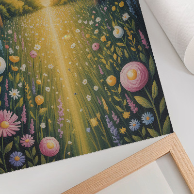 Poster leinwand Sonniger Wald