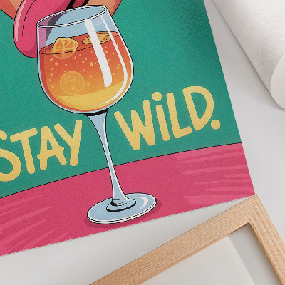Poster kunstdruck Bleib wild