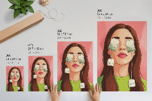 Plagát do izby Relaxujte s čajom