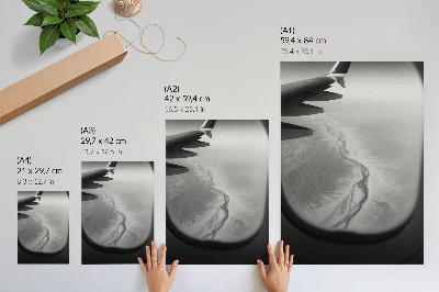 Kunstdruck poster Luftbild