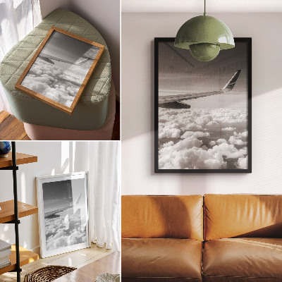 Kunstdruck leinwand Flug in den Wolken