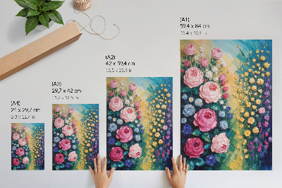 Bilder poster Blumenmalerei
