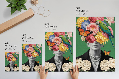 Poster kunstdruck Florale Vision