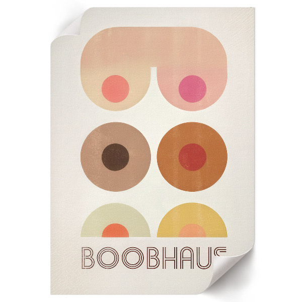 Kunstdruck poster Boobhaus-Grafiken