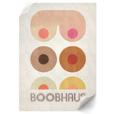 Kunstdruck poster Boobhaus-Grafiken