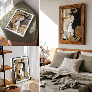 Retro plagát Umelecká elegancia