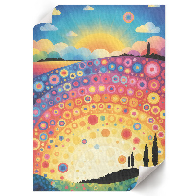 Wand poster Regenbogenmuster
