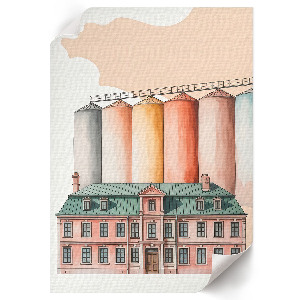 Kunstdruck leinwand Industriearchitektur