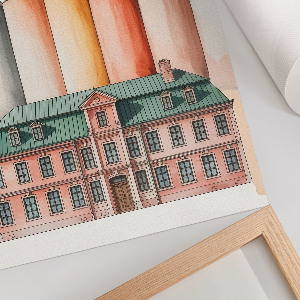 Kunstdruck leinwand Industriearchitektur