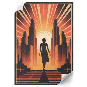 Poster kunstdruck Stadttraum
