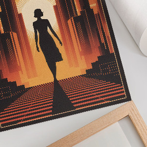 Poster kunstdruck Stadttraum