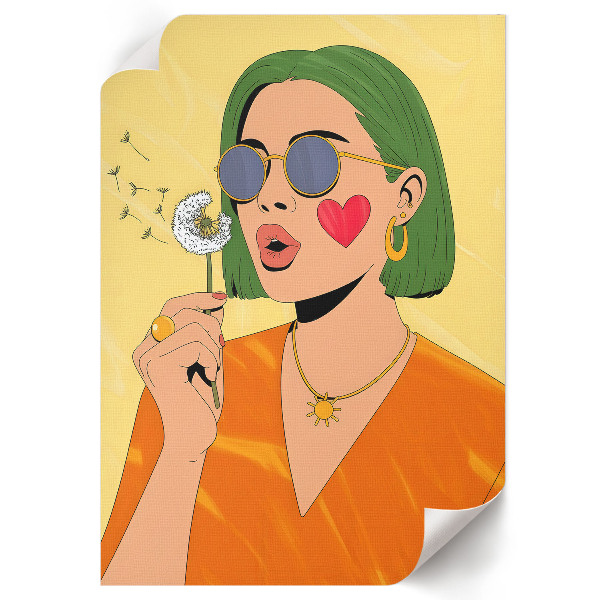 Poster na stenu Farebný portrét