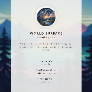 Poster auf Leinwand mit gemalter Landschaft